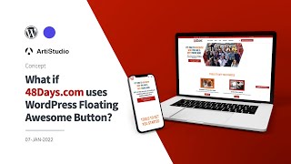 What if 48Days.com uses WordPress Floating Awesome Button?