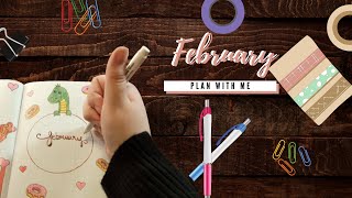 February 2021 Bullet Journal Setup