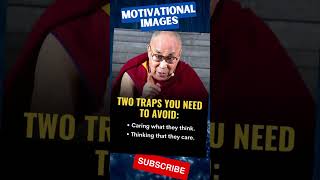 Two Traps You Need to Avoid: Caring What They Think and Thinking That They Care | Motivation #shorts