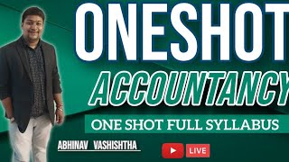 Accountancy one shot| Cheat Sheet of Accountancy |Complete Theory part as well as numerical formats