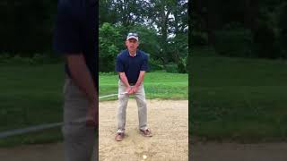 Golf Swing - Bunker Shot Shallow Swing