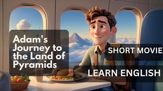 Cartoon Movie🍿 | Adam's journey to the Land of Pyramids | English subtitles | Learn English