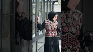 Rekomendasi gamis motif hitam #gamishitam