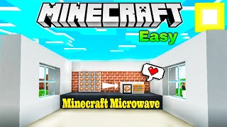 Minecraft but you can easily build microwave by redstone #shorts #Minecraft #Gaming