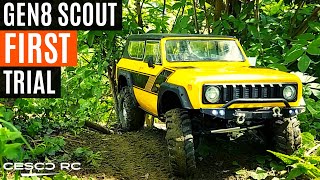 Redcat GEN8 Scout II RC FIRST DRIVE first run