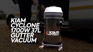 Kiam Cyclone 1700W 37L Gutter Vacuum