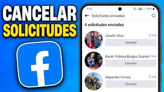 Cómo Cancelar las Solicitudes Enviadas en Facebok (2024)