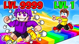 Becoming FASTEST in Roller Skate Race Clicker!