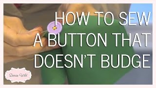 Tips For Sewing A Stronger Button (CityLine)