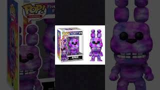 Funko Pop! Five Nights At's Freddy's Tie-Dye #Fnaf #Bonnie #Freddy #Chica #Foxy #TieDye #funkoPop