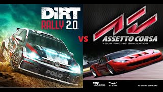 DIRT 2.0 vs ASSETTO CORSA - RALLYCROSS - HÖLJES 🇸🇪