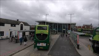 Southern Vectis Bus Route 9 - Newport Bus Station To Medina Leisure Centre - Isle Of Wight #bus #iow