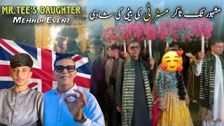 Mr.Tee's Daughter Mehndi Event🥳|Famous TikToker Mr.Tee Of Mirpur|Mr.Tee|#HamoonKashmiri