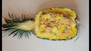 How To Make Pineapple Fried Rice At Home.