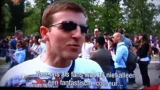 Formula 1 Fans pay Tribute to Ayrton Senna in Imola May 1st. 2014 Dutch News