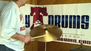 80's Sabian 22" Ride and 14" Sabian Hi Hats 80's