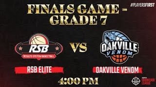 NPH SHOWCASE LEAGUE RSB ELITE vs OAKVILLE VENOM - Grade 7 Divison