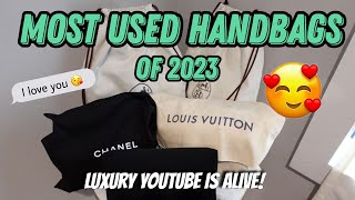 My Top 5 Most Used Handbags of 2023 | Luxury YouTube is Alive! | Hermes, Chanel, Louis Vuitton