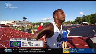 SEC TRACK FIELD 2022 : MEN 400M