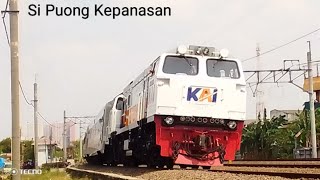 SI PUONG KEPANASAN...!!! Kereta Api Ka Sawunggalih Lagi Menari