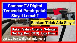 Gambar TV Digital Tersendat Patah-patah Sinyal Lemah? Bukan Salah Antena, Setingan STB Juga Bisa