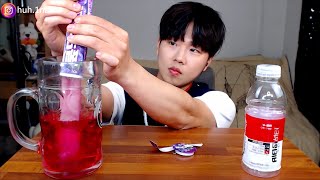 비타민워터 + 폴라포 조합 시원하게 원샷~ !   Eating Sound Mukbang ASMR