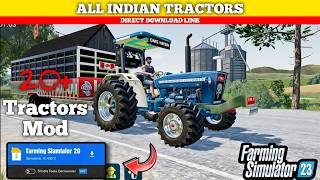 20+ INDIAN TRACTORS MODS IN FARMING SIMULATOR 23. 🥵💥💯 #trending #viralvideo #fs22 #tractorgame