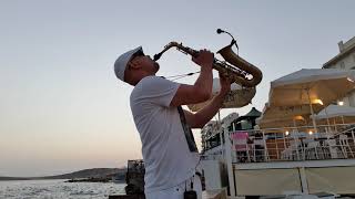 Sax & Dj Sunset Grooves & Jazzy House Beats, Lido Beach Bar, Malta Island