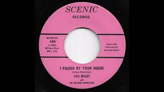 Lou Millet with The Western Swingsters - I Passed By Your House