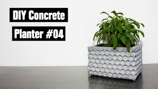 DIY Concrete Planter #04