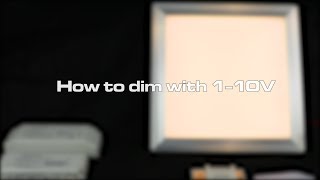 How to dim with 1-10V