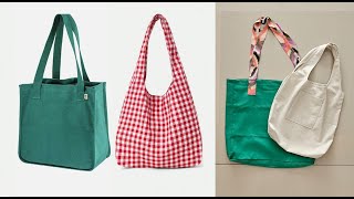 Diy - Dois modelos de Bolsa (sacola) ecobag - aula  446