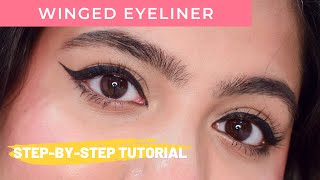 Winged eyeliner tutorial that will change your life!  [HINDI] || Aakanksha Ghai