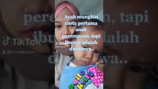 Cinta Pertama anak perempuan adalah ayahnya #anakkecil #kesayangan #cintapertama