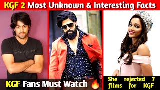 KGF Chapter 2 Most Unknown and Interesting Facts 🤩 | KGF Movie Facts In Hindi