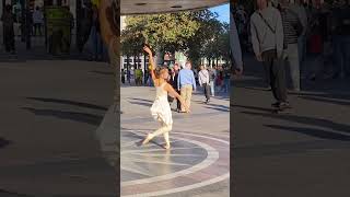 Ballerina street dancing #beautiful #europe