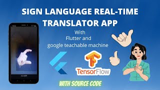 Indian sign language recognition using machine learning | real time sign language app using fluttter