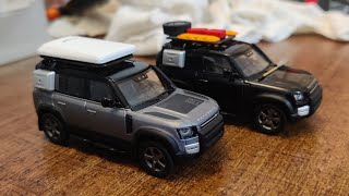 Almost Real 1/64 land rover defender 90, 110// Blind box unboxing, showcase of both variations