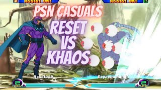 MvC2 - PSN Casuals - Khaos vs Reset (Shuma Practice) 12/12/23