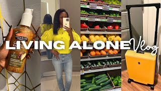 LIVING ALONE VLOG | Packing + New Fall Decor Haul & Apartment Shopping + Family Time | Mashia Major