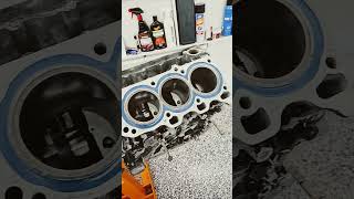 how to epoxy your engine block! twin engine car in the making!