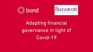 Adapting financial governance in light of Covid 19