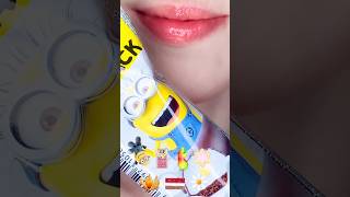 asmr MINION SNACK😋 EMOJI FOOD COMPILATION🍫⭐️ 🌸🇭🇺 satisfying eating sounds mukbang 먹방