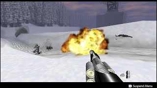 Goldeneye N64 Story Mode Part 2 Enemy Rockets 00 Agent Runway/ Surface