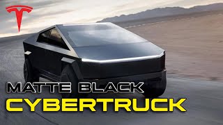 Tesla Cybertruck In Matte Black Is Here