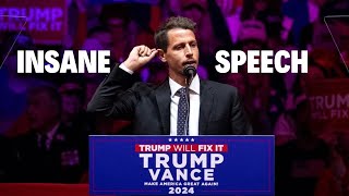 Tony Hinchcliffe INSANE Speech At TRUMP Rally | Madison Square Garden | New York