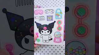 Unbox my Melody x Kuromi paperdoll house #kuromi #paperdoll #paperhouse #sanrio #unboxing