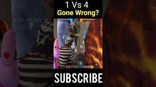 1 vs. 4: The Showdown @Nrzzzzzzzz #shorts #freefire #tgrnrz #shortsfeed #freefireclips