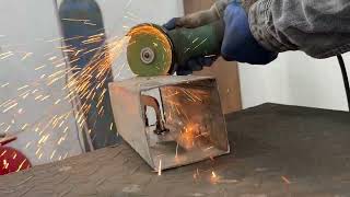 Make a Wood Stove Using Discarded Square Steel Pipe // Amazing WT Creative Welding Projects