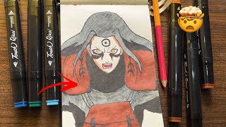 How to draw Hashirama senju🗿💀|| anime drawing || #drawing #sketch #art #shorts #anime